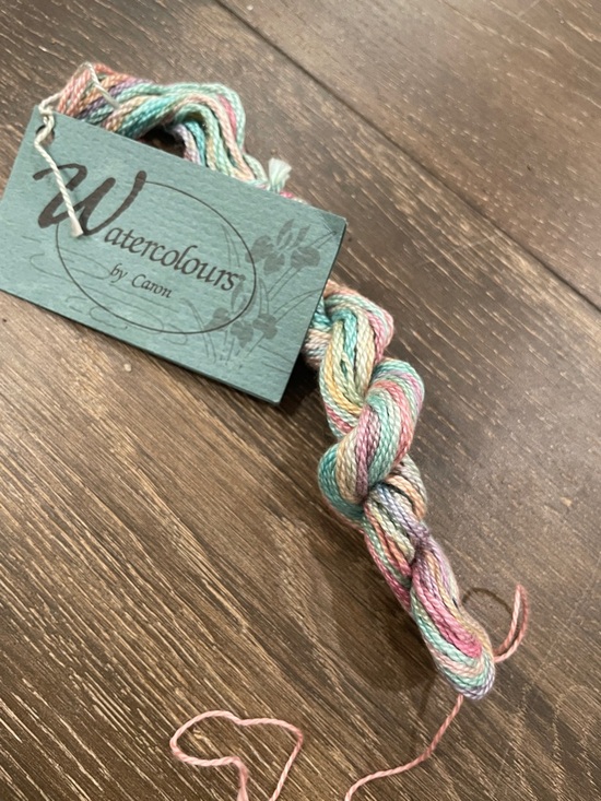 Hand Crafted Other - Watercolours by Caron Variegated Embroidery Floss - Pastel Multicolor